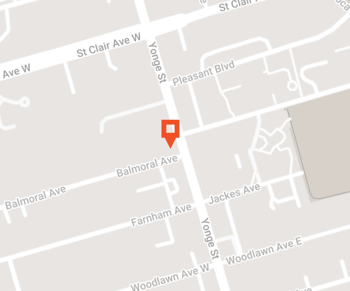 1366 Yonge Street Map