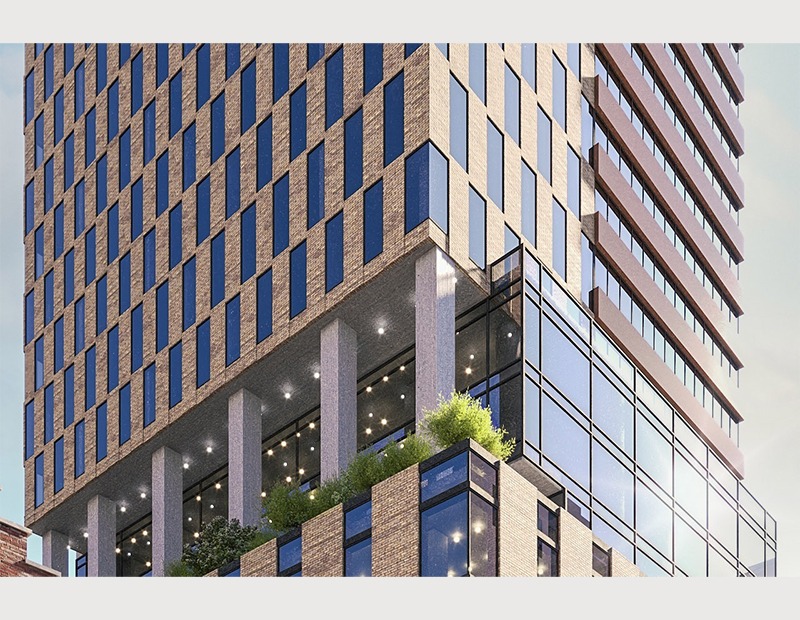 1366 Yonge Street Building Rendering Balconies