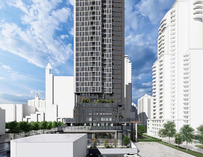 5051 Yonge Street Building Rendering and Courtyard