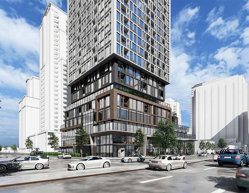 5051 Yonge Street Building Rendering Main Entrance