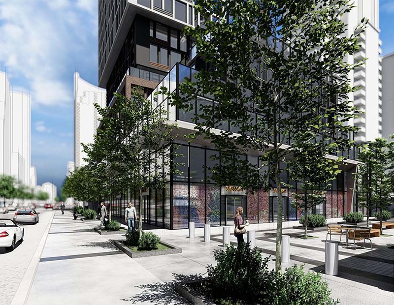 5051 Yonge Street Building Rendering Side