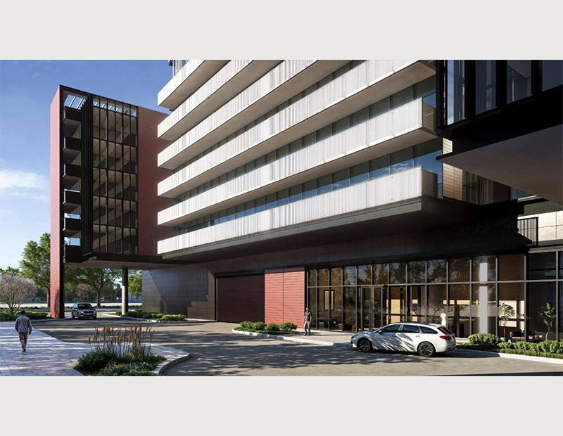 2912-2926 Sheppard Avenue E Rendering of Exterior Main Entrance