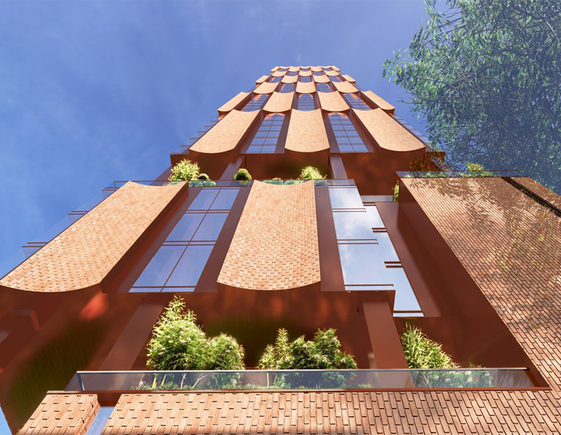 36-40 Avondale Avenue Rendering of Exterior Looking Up