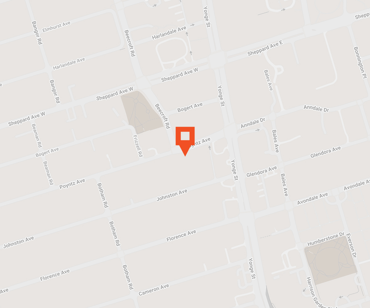 15-25 Poyntz Avenue Map